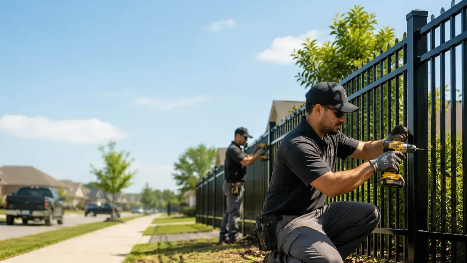 Metal Fence Installation in Clermont, GA